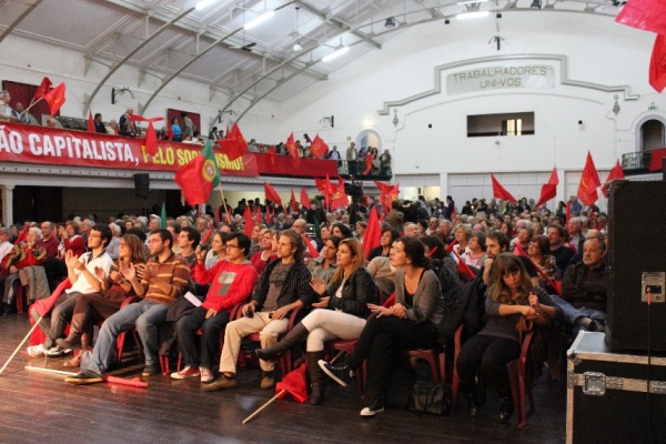 Comício «Pôr Fim ao Desastre - Rejeitar o Pacto de Agressão» - Voz do Operário, Lisboa