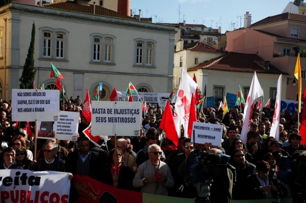 Concentração da CGTP-IN - «Votar Contra o Orçamento do Estado» - Lisboa