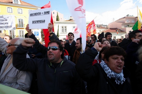 Concentração da CGTP-IN - «Votar Contra o Orçamento do Estado» - Lisboa