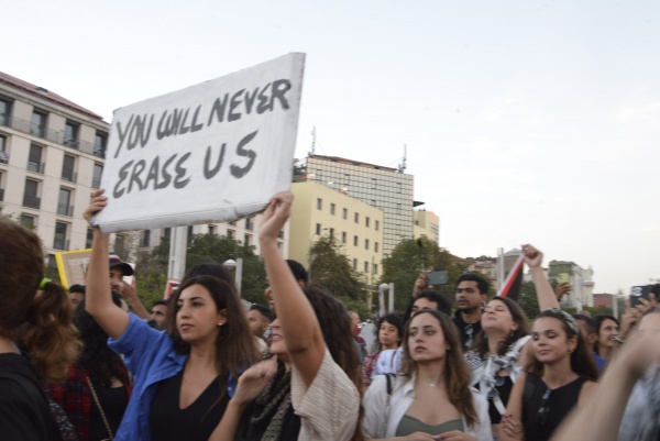 "For Peace in the Middle East! For the rights of the Palestinian people"