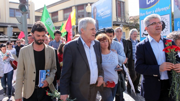 Contacto com a população no Funchal