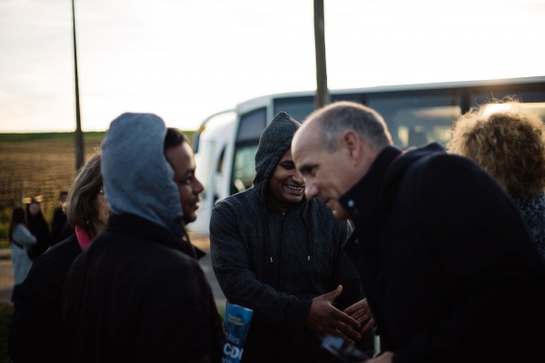 Contacto com os trabalhadores da Herdade do Vale da Rosa, Ferreira do Alentejo