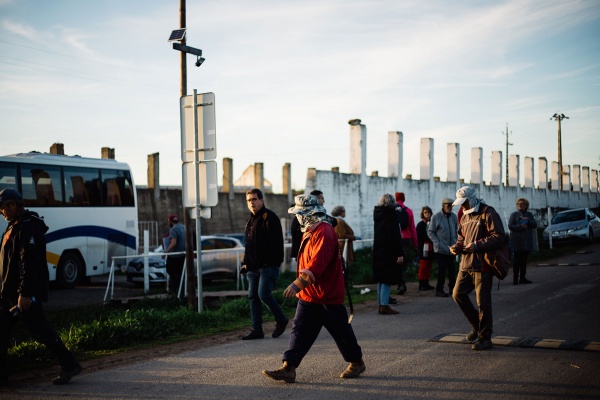 Contacto com os trabalhadores da Herdade do Vale da Rosa, Ferreira do Alentejo