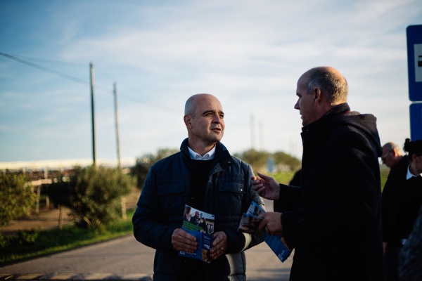 Contacto com os trabalhadores da Herdade do Vale da Rosa, Ferreira do Alentejo