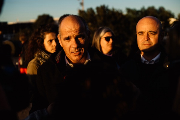 Contacto com os trabalhadores da Herdade do Vale da Rosa, Ferreira do Alentejo