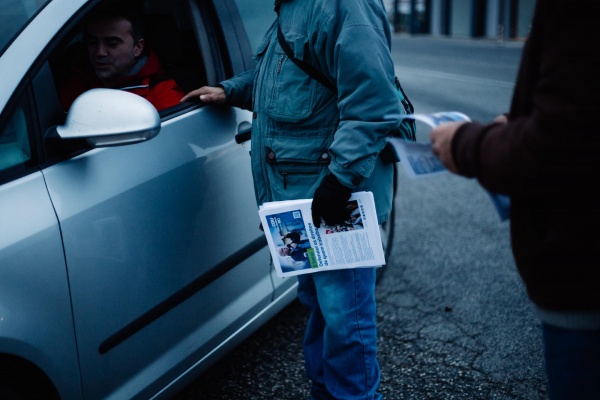 Contacto com os trabalhadores da Matutano