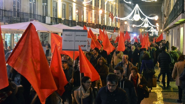 Desfile «Defesa de Transportes Públicos de Qualidade»