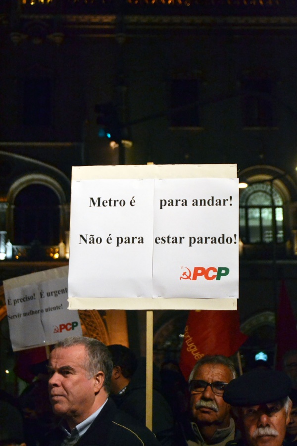 Desfile «Defesa de Transportes Públicos de Qualidade»