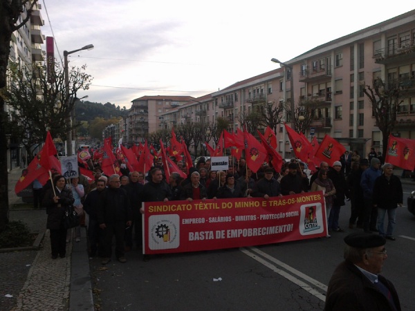Trabalhadores em Braga dizem não ao Orçamento de Estado