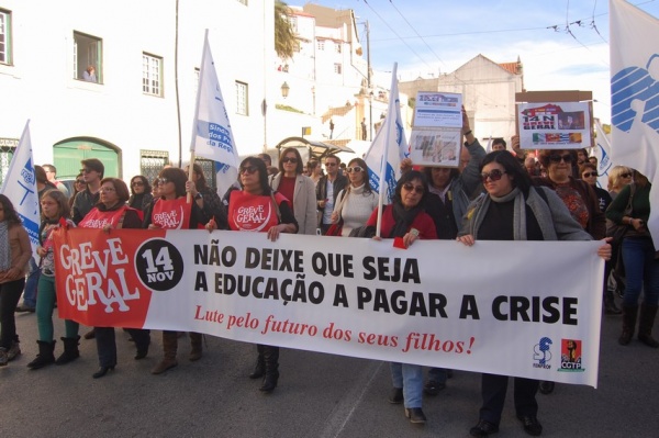 Manifestação em Coimbra
