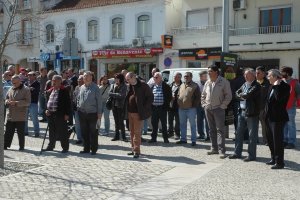 Concentração em Benavente
