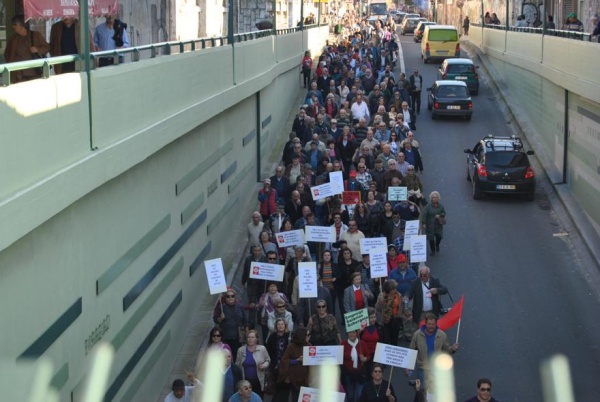 Concentração no Barreiro
