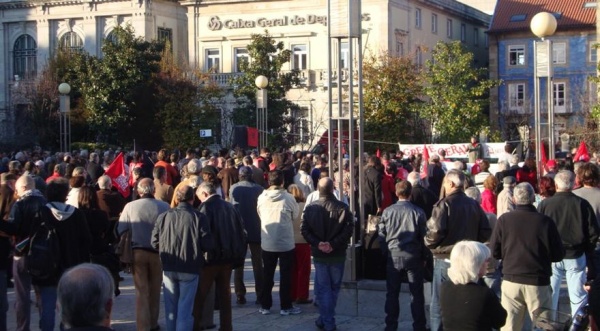 Concentração em Braga