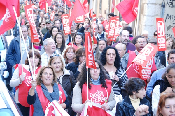 Manifestação em Lisboa