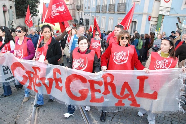 Manifestação em Lisboa