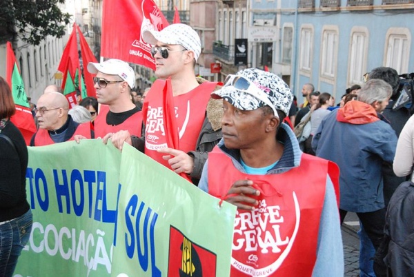 Manifestação em Lisboa