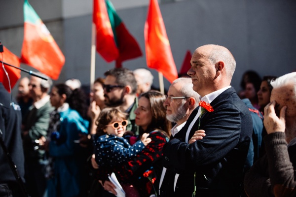 Inauguração do Mural Colectivo de Azulejos «Cumprir», Porto