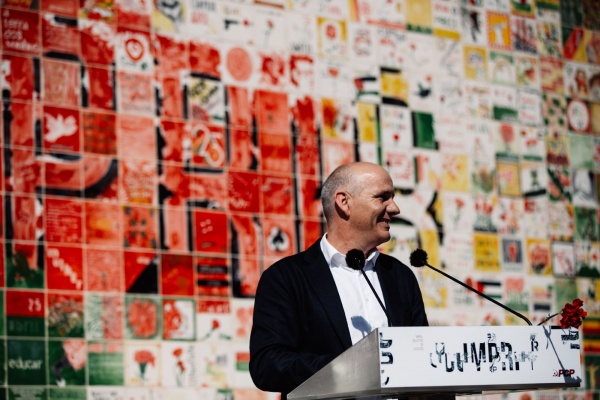 Inauguração do Mural Colectivo de Azulejos «Cumprir», Porto