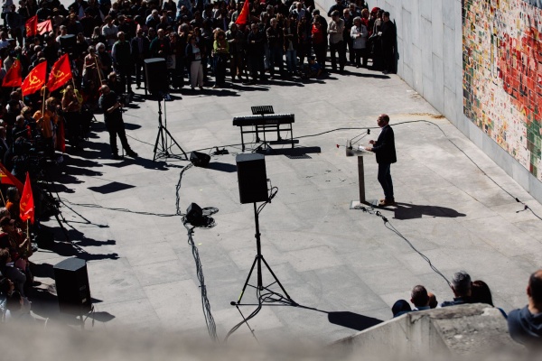 Inauguração do Mural Colectivo de Azulejos «Cumprir», Porto