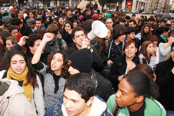 Jornada de Luta dos estudantes do Ensino Secundário - 4 de Fevereiro de 2010