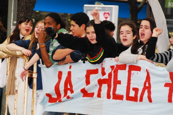 Jornada de Luta dos estudantes do Ensino Secundário - 4 de Fevereiro de 2010