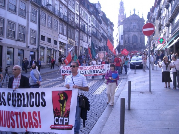 Porto, Jornada Nacional de Luta, 29 de Setembro de 2010