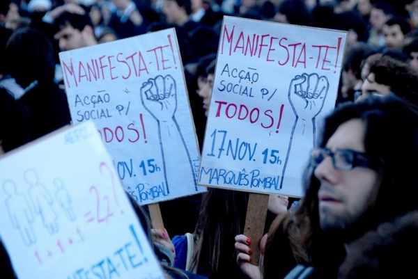 Mais de 7000 estudantes do ensino superior manifestam-se em Lisboa