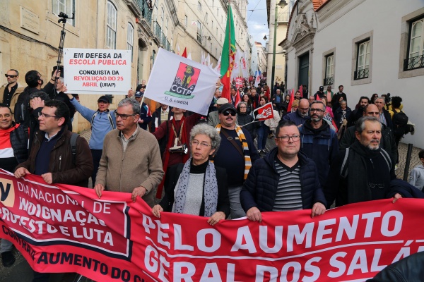 Manifestação CGTP-IN «Dia Nacional de indignação, protesto e luta», Lisboa