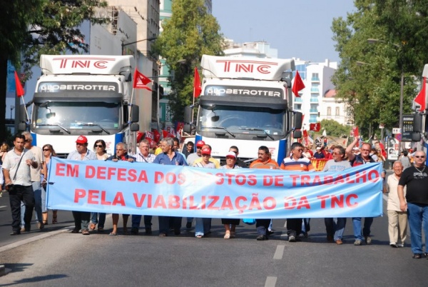 Manifestação da CGTP-IN 1 de Outubro, Lisboa, Porto e Funchal