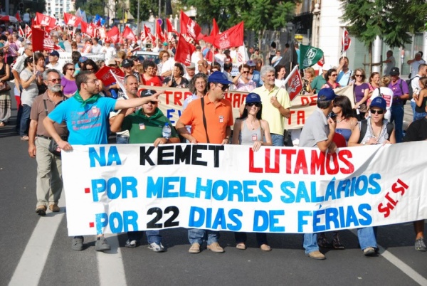 Manifestação da CGTP-IN 1 de Outubro, Lisboa, Porto e Funchal