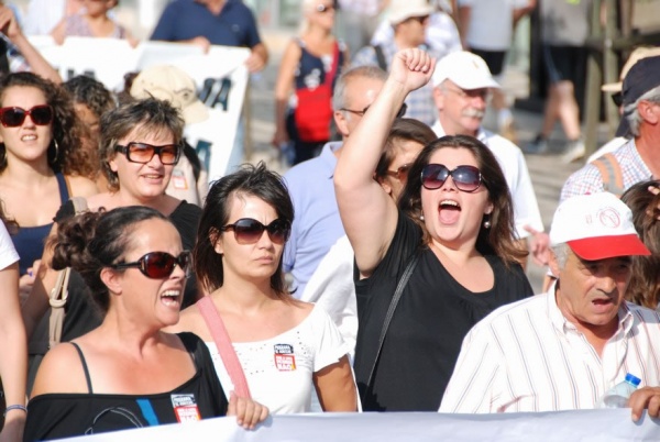 Manifestação da CGTP-IN 1 de Outubro, Lisboa, Porto e Funchal