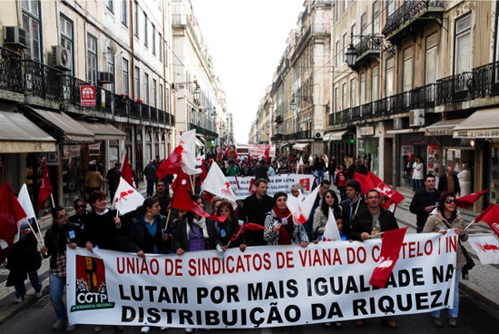 Manifestação de jovens trabalhadores - 26 Março de 2010
