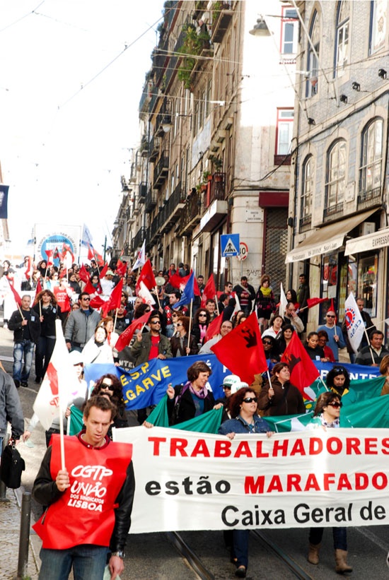 Manifestação de jovens trabalhadores - 26 Março de 2010
