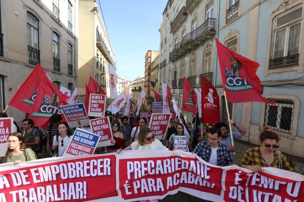Manifestação de Jovens Trabalhadores