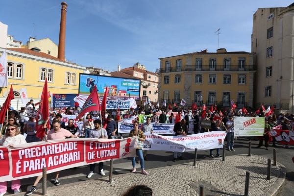 Manifestação de Jovens Trabalhadores