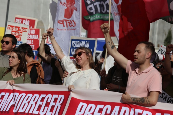 Manifestação de Jovens Trabalhadores