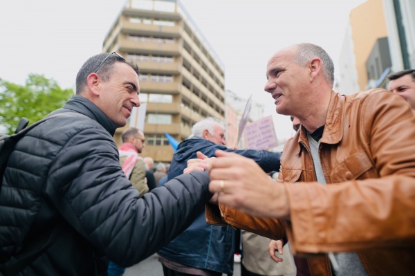 Demonstration of solidarity with the Palestinian people