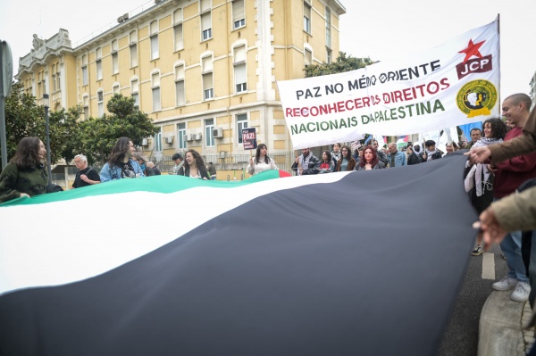 Demonstration of solidarity with the Palestinian people