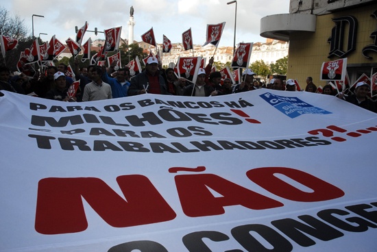 Manifestação de trabalhadores da Administração Pública - 5 de Fevereiro de 2010
