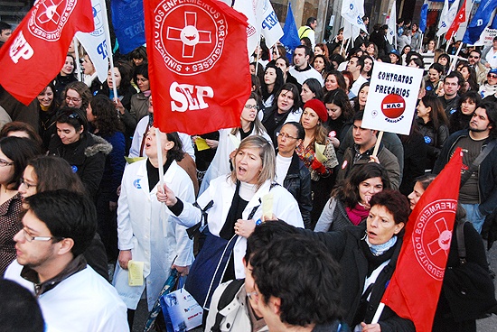 Manifestação dos Enfermeiros - 29 de Janeiro de 2010
