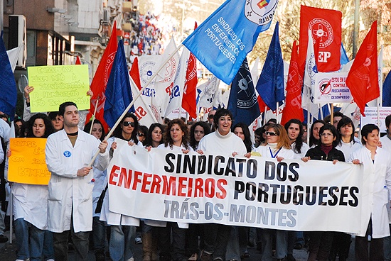 Manifestação dos Enfermeiros - 29 de Janeiro de 2010