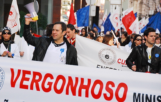 Manifestação dos Enfermeiros - 29 de Janeiro de 2010