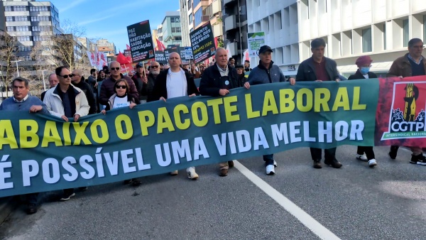 Manifestação Nacional «Abaixo o Pacote Laboral»