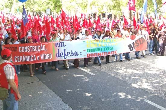 Manifestação Nacional CGTP-IN - 5 de Junho de 2008