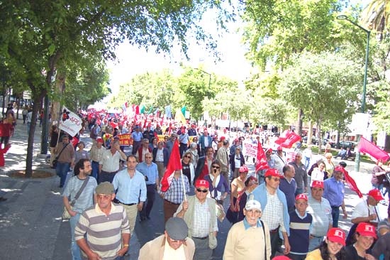 Manifestação Nacional CGTP-IN - 5 de Junho de 2008