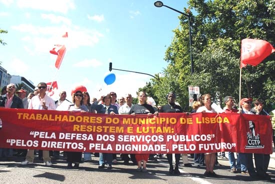 Manifestação Nacional CGTP-IN - 5 de Junho de 2008
