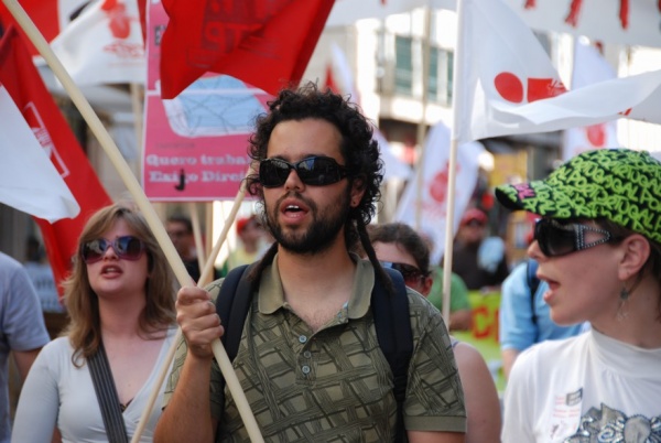 Manifestação nacional de jovens trabalhadores - Interjovem - CGTP/IN - 1 de Abril 2011