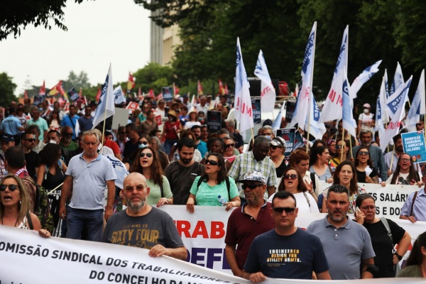 Manifestação Nacional dos trabalhadores da Administração Pública