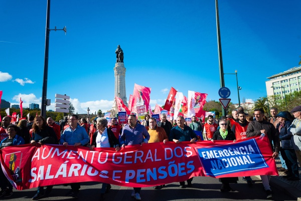 Manifestação Nacional «Todos a Lisboa! Aumento geral dos salários e pensões – emergência nacional!», CGTP-IN
