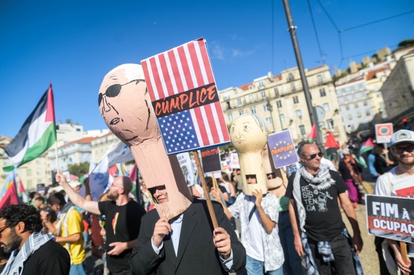 Manifestação «Palestina Livre! Paz no Médio Oriente!»